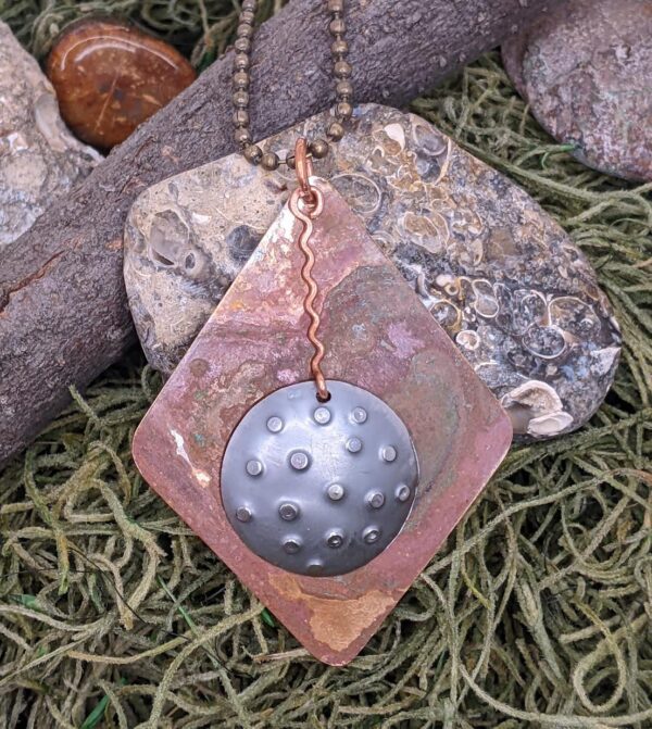 Copper Patina Necklace